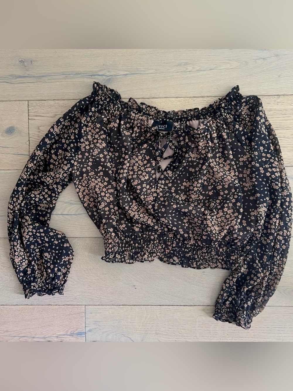 VICI Floral Crop Top Small